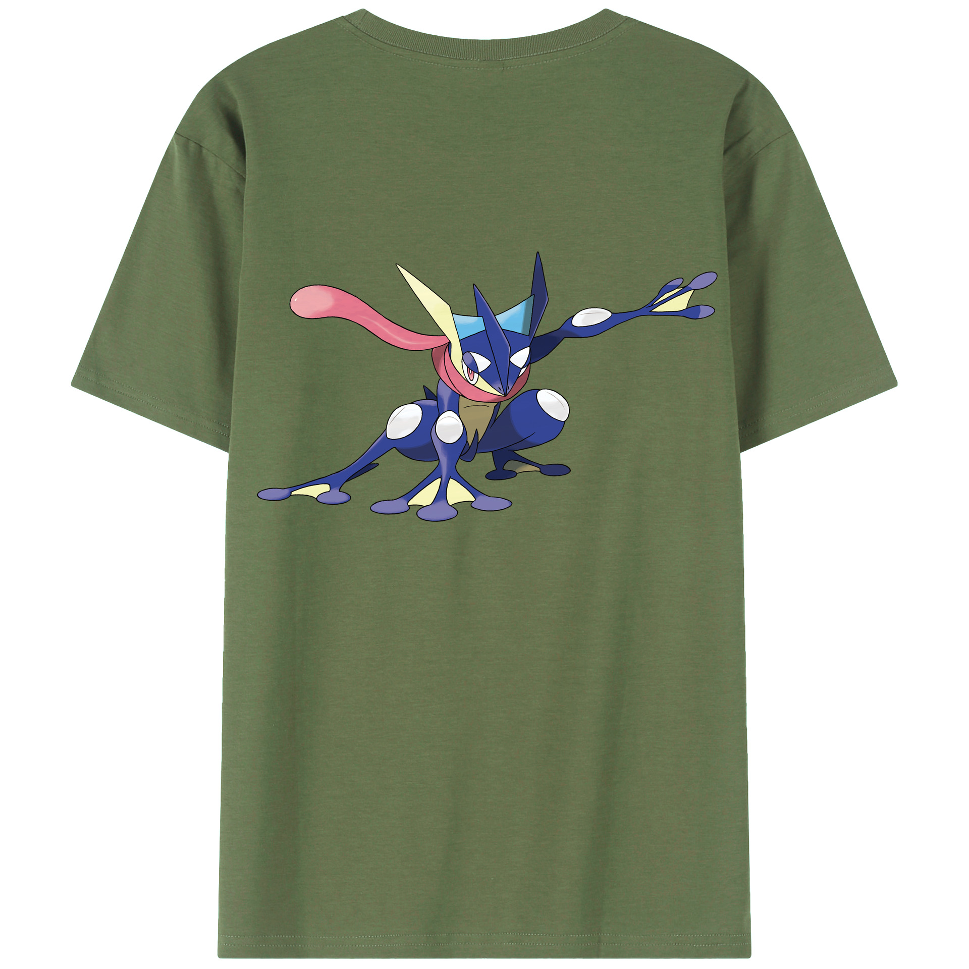 （画像用） ポケットモンスター Pokémon 綿100％ メンズ半袖Tシャツ（バックプリント） 通気性